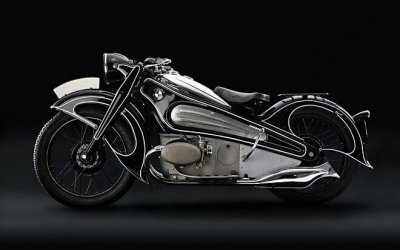 BMW motorfiets vroeg ontwerp, costumizing motorbike
